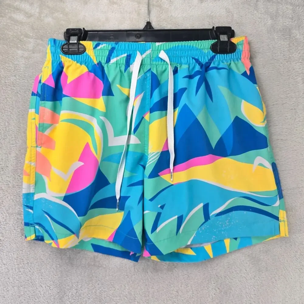 Chubbies Swim Trunks Mens Small The Wave Dashers Classic 5.5